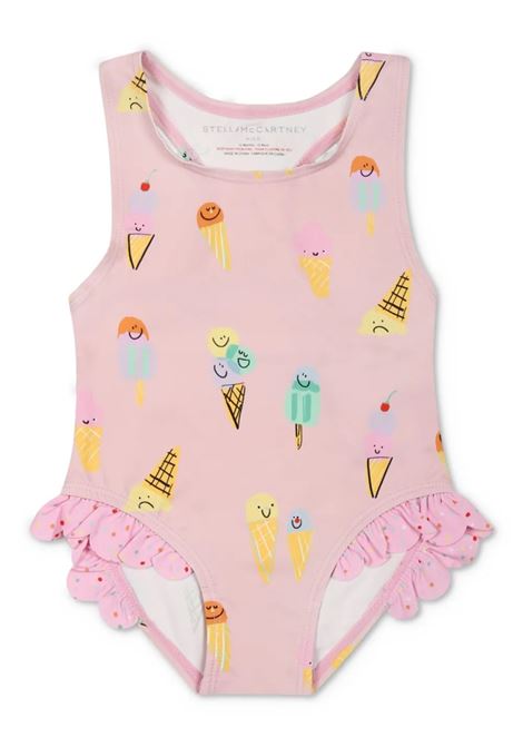 Pink Swimsuit with Ice Cream Print STELLA MCCARTNEY KIDS | TWC019-Z2776545MC